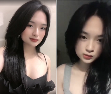 sex trung đeo kính Em gái 1 con bướm hồng khít quá